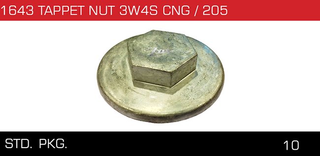 1643 TAPPET NUT 3W4S CNG 205